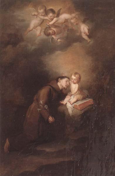 unknow artist The Christ child appearing to saint anthony of padua